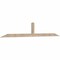 Ekena Millwork Portland Smooth Timber Gable Bracket, Douglas Fir, 96"W x 16"H x 1 1/2"D x 3 1/2"F, 4/12 Pitch GBW096X16X0204POR00SDF - alternate 4